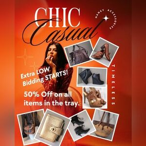 Chic Casual Timeless Items - Fri March 27 @ 5PM ** Listed and Unlisted Items**